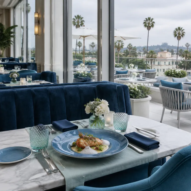 Hermitage hotel restaurant experiences that rival Beverly Hills luxury dining