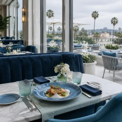 Hermitage hotel restaurant experiences that rival Beverly Hills luxury dining