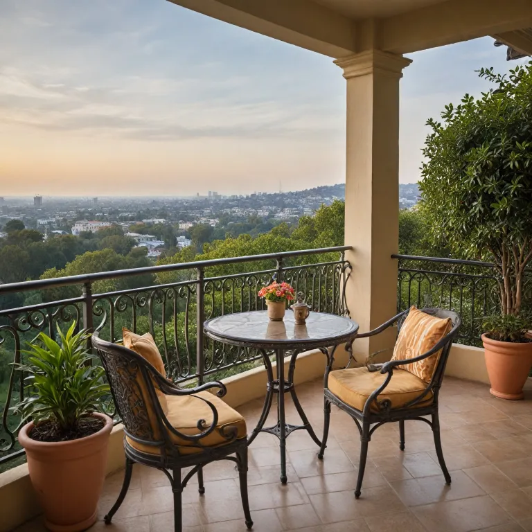 Experience the elegance of Beverly Hills luxury hotels with balcony accommodations