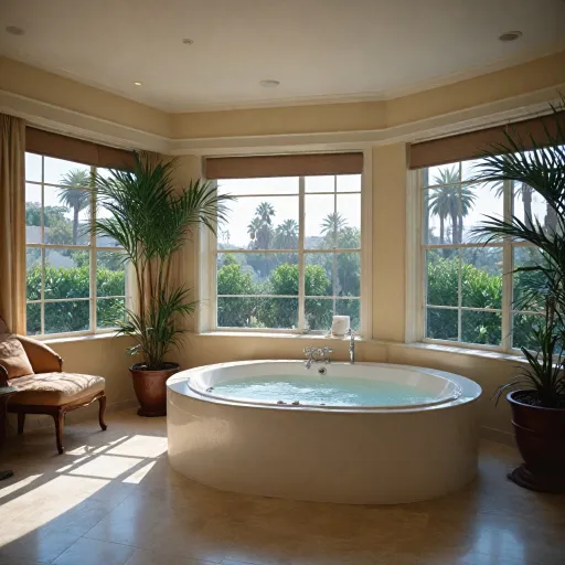 Experience the finest Beverly Hills hotels with private jacuzzi suites
