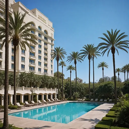 Experience the elegance of Waldorf Astoria Beverly Hills on Wilshire Boulevard