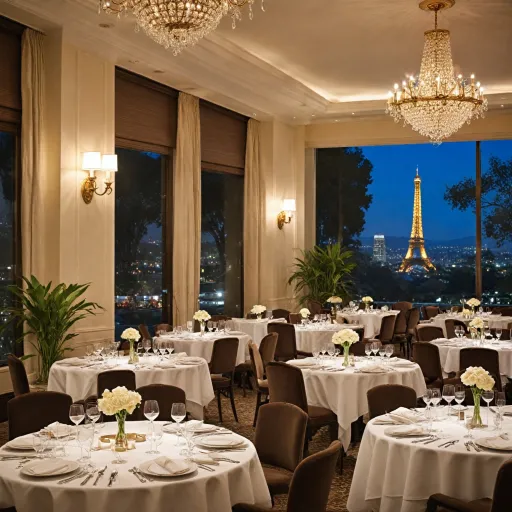 Fine dining at l hermitage restaurant for Beverly Hills hotel guests